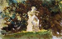 (image for) Handmade oil painting Copy paintings of famous artists John Singer Sargenti's art Boboli Garden Flore